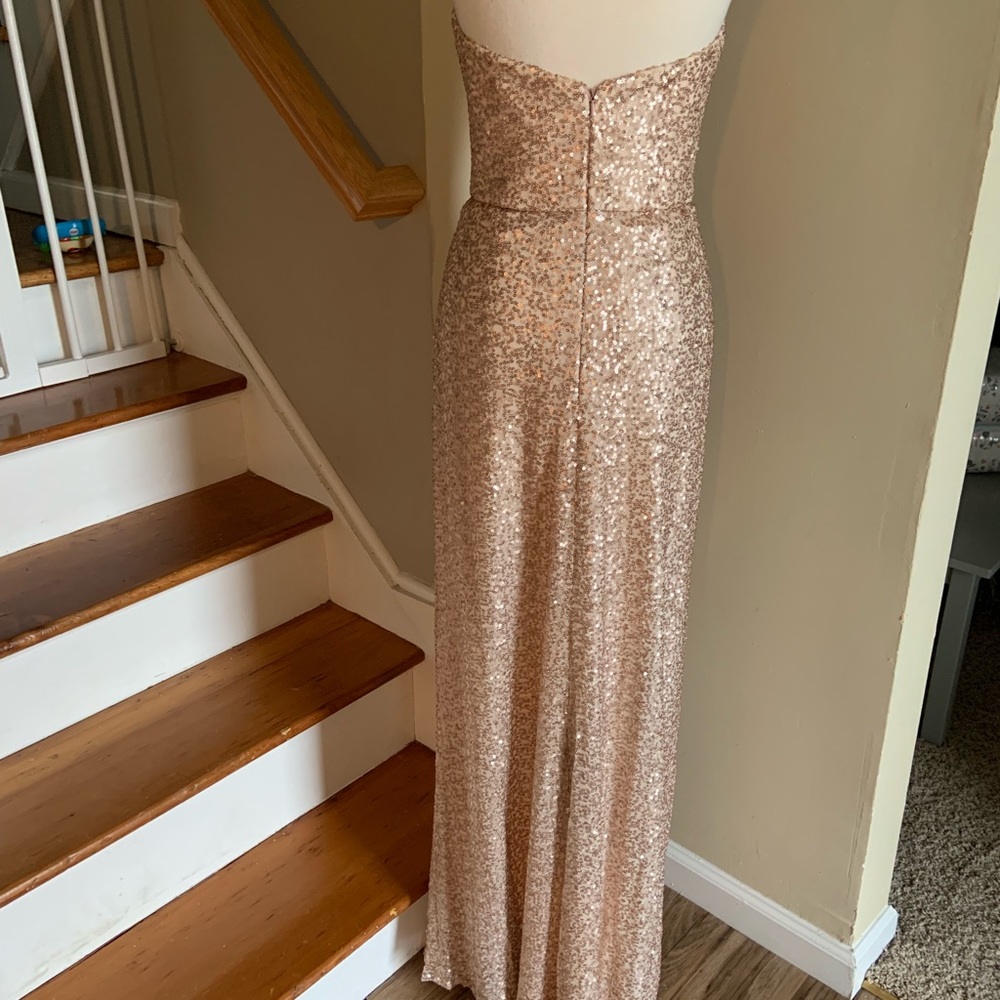 Amsale G881Q in black size 8 - Picture 5 of 7